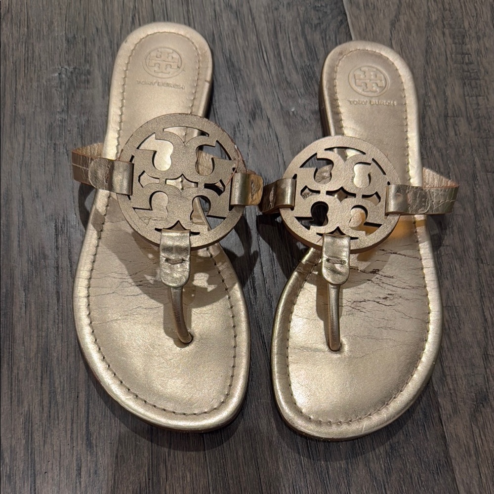 Tory Burch Gold Women's Sandals